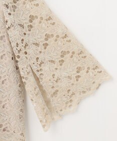 自由区 【セットアップ対応・洗える・XSサイズあり】レースコンビ ブラウス