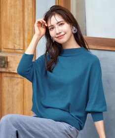 Tiaclasse L 【GOLD LABEL】【洗える】抗菌・防臭加工 ホールガーメント®ドルマンニット