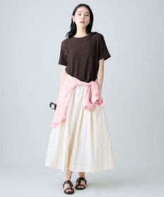 ANY L レースショート丈Tシャツ