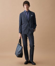 JOSEPH ABBOUD 【キングサイズ・通気性/清涼/軽量/ストレッチ】クールピケストレッチジャケット