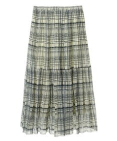 Green Parks シアープリーツボリュームスカート