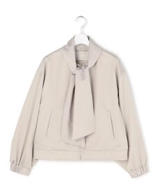 ICB 【2WAY】 ダルグロッシーサテン ボウタイ付きブルゾン