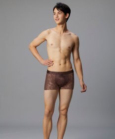 WACOAL MEN ボクサーパンツ 「レースボクサー」 通気性 フロント快適グラマラス 前閉じ GT3340 /ブロス バイ ワコールメン