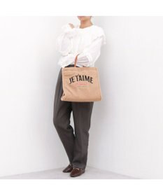 UNBILLION カシュカシュ cachecache / ボア刺繍リバーシブル2wayトート