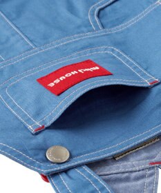 MIKI HOUSE HOT BISCUITS 【ミキハウス】【70-100cm】６分丈オーバーオール