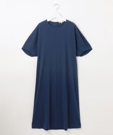 自由区 S 【接触冷感・UVカット・吸水速乾・抗菌防臭・洗える】ハイカウントモクロディ ワンピース