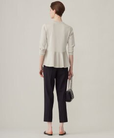 ICB 【洗える】ウール2WAYストレッチ ドロストパンツ