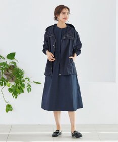 Tiaclasse 【洗える】撥水ドロストマウンテンパーカ―