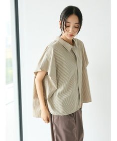 CRAFT STANDARD BOUTIQUE ステンサイドソリッドストライプブラウス①