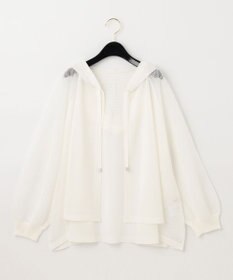 GRACE CONTINENTAL メッシュニットフーディー