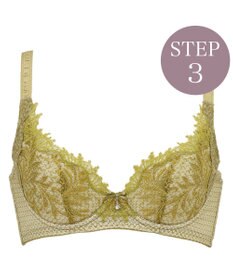 BRADELIS New York 【BRADELIS New York / 育乳STEP3 持ち上げる】ヴィオラステップ3ブラ23A1 美胸 谷間メイクする補正ブラ