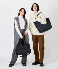 LeSportsac CARLIN ZIP TOP TOTE BAG/ディープシーブルー