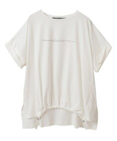 YECCA VECCA 裾ドロストデザインロゴTee