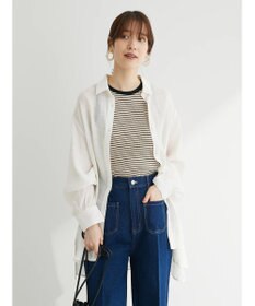 Green Parks ジャガードシアーシャツ