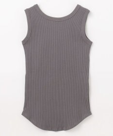 ANY L リブタンクトップ