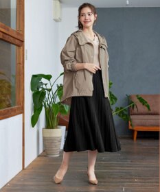 Tiaclasse 【洗える】撥水ドロストマウンテンパーカ―