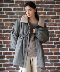 Green Parks ・ｓｗｉｎｇ　ｂｙ　中綿スタンドカラーミリタリーコー