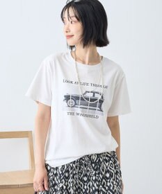 AMERICAN HOLIC フォト&レタリングプリントTシャツ