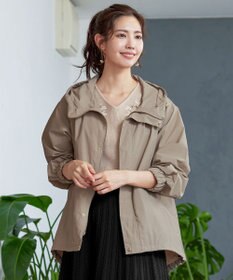 Tiaclasse 【洗える】撥水ドロストマウンテンパーカ―