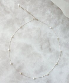 Tiaclasse シルバーパールネックレス