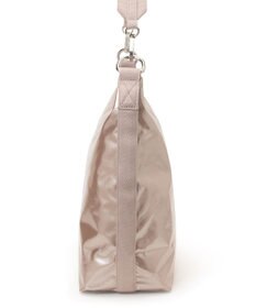 LeSportsac MEDIUM ZIP SHOULDER/ローズゴールドシャイン