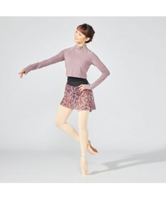 Chacott モックネック・ショートトップ (サーモギア(R)糸使用）