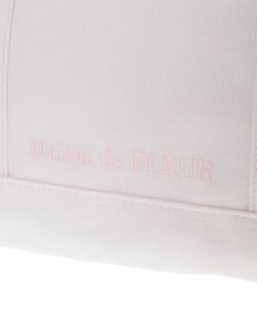 Maison de FLEUR ピンクマニアマルチポケット帆布トートMバッグ