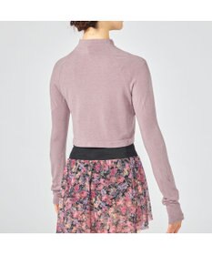 Chacott モックネック・ショートトップ (サーモギア(R)糸使用）