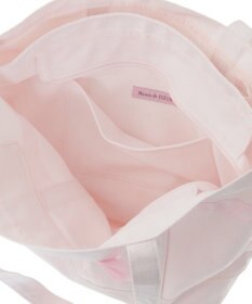 Maison de FLEUR ピンクマニアマルチポケット帆布トートMバッグ