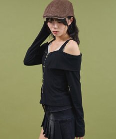 WEGO オフショルスタッズデザイントップ