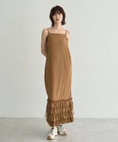 YECCA VECCA ラッフルキャミワンピース