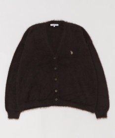 WEGO 【25年秋冬新作/WEB限定】別注USPOLOシャギーニットカーデ