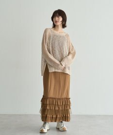 YECCA VECCA ラッフルキャミワンピース