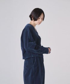 Ripo trenta anni INDIGO VELOUR プルオーバー