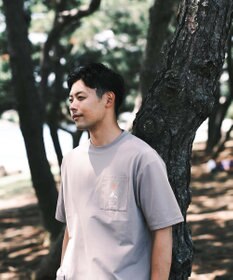 SHARE PARK MENS 【UVカット・吸水速乾・ストレッチ・軽量 】ポケットロゴTシャツ（L・XLサイズ）