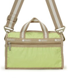 LeSportsac MINI DUFFEL CROSSBODY/スペクテイターライム/ボーン