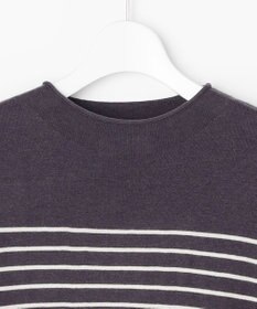 J.PRESS LADIES L SOFT TOUCH WOOL ボーダー ニット