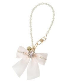 Maison de FLEUR EC限定ビジューリボンパールストラップ