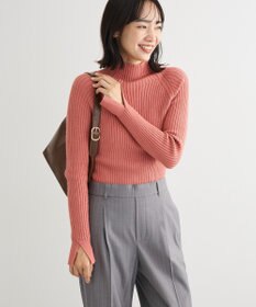 Green Parks ・Ｐｅｔｉｔ　Ｆｌｅｕｒ　ボトルネックリブニット