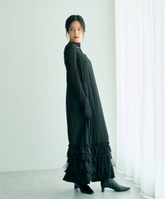 YECCA VECCA ラッフルキャミワンピース