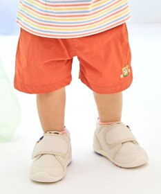 MIKI HOUSE HOT BISCUITS 【80-120cm】撥水素材 ワンポイント 5分丈パンツ