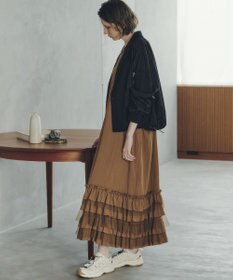 YECCA VECCA ラッフルキャミワンピース