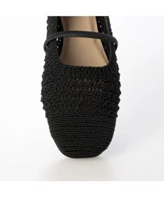 ing <ing>メッシュコードフラットシューズ