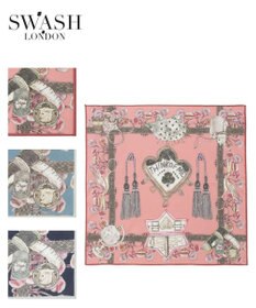 MOONBAT SWASH LONDON(スウォッシュロンドン） コットンハンカチーフ THINK OF ME 52×52 日本製