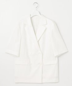 自由区 S 【洗える】ハーフスリーブ ジャケット