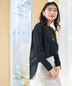 ANY シア―ラウンドネックTシャツ