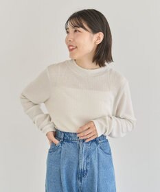 Green Parks ｉｎ　ラメリブハイネックプルオーバー