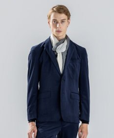 JOSEPH HOMME 新色【上質素材】シルクカシミヤ　 千鳥パターンプリーツ