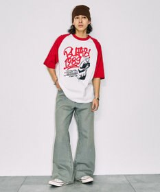 WEGO フォトグラフィックラグランBIGT（S）