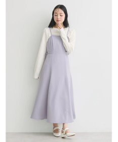 earth music&ecology サイドベルトフレアワンピース